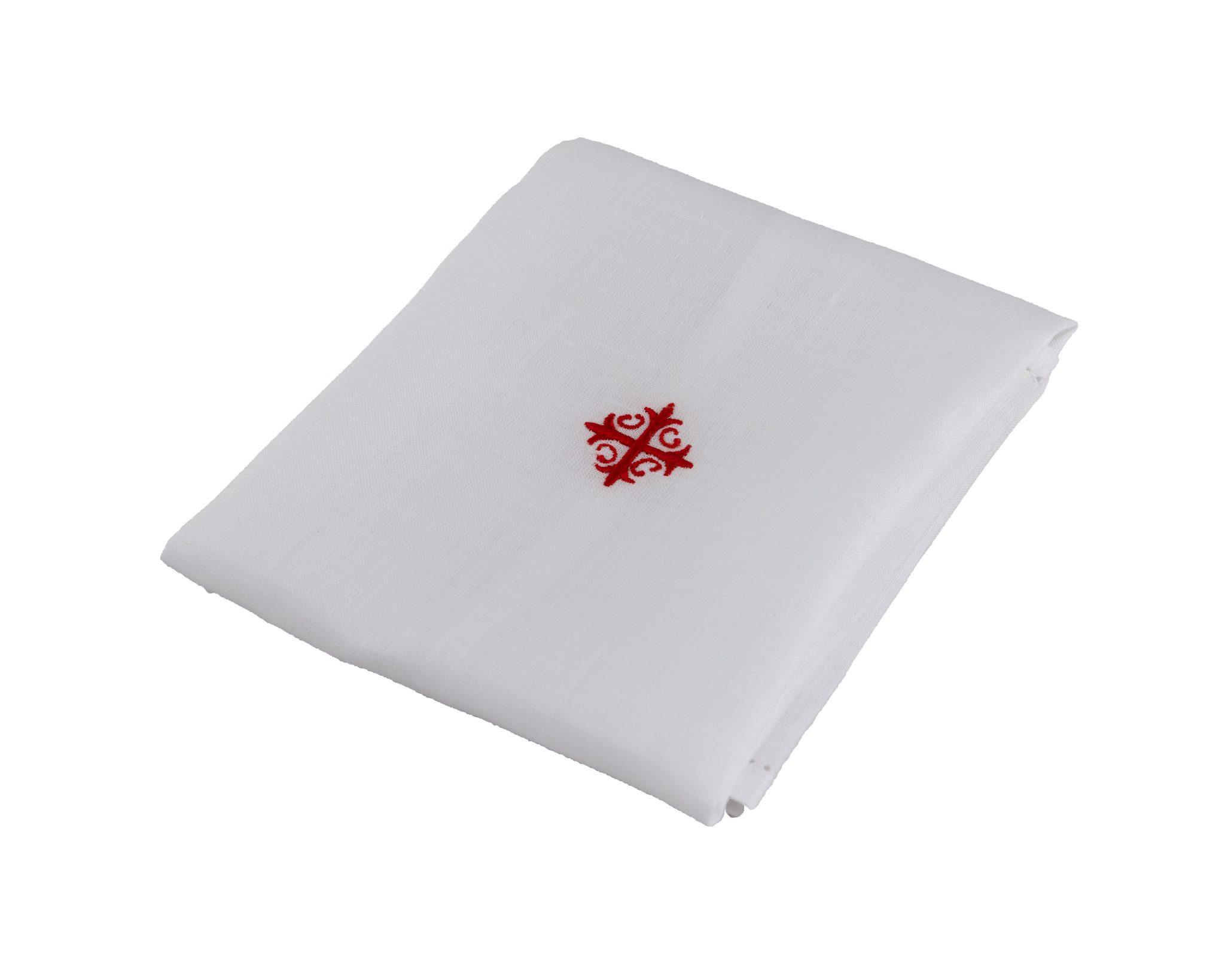 Cross and Vines Pure Linen Altar Linens-Pkg of 3 - Clergy Apparel ...