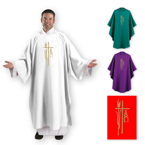 Alpha Omega Deacon Dalmatic - Clergy Apparel - Church Robes